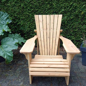 Adirondack Chair construction drawings  Metric sizes (millimeters) Language: English