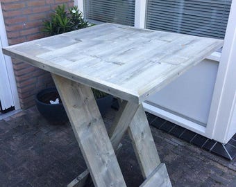 Folding bar table diy | Wooden folding bar table | Bar table plans | Bar table plan PDF | Diy Construction Plans | INSTANT DOWNLOAD