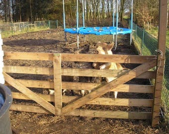 Diy garden fence | Country fence diy | High seat | wooden Country fence | Country fence plan PDF | Diy Construction Plans | INSTANT DOWNLOAD