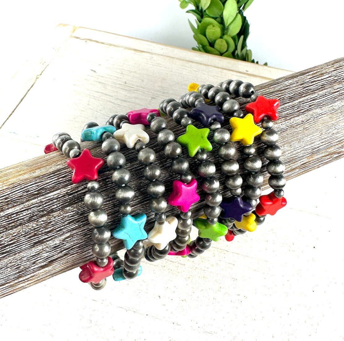 Turquoise Star Bracelet - Etsy