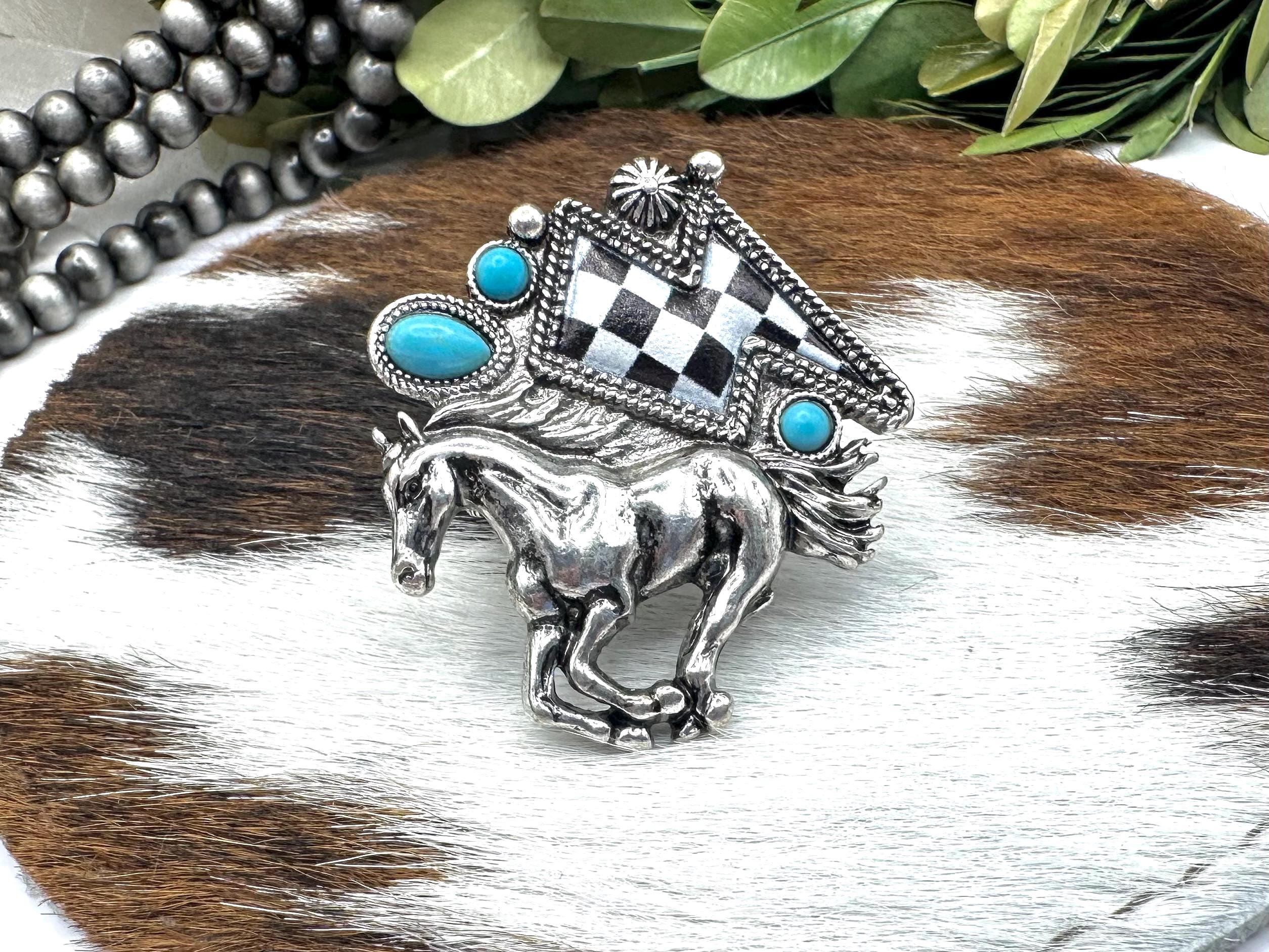 Sterling Silver Horse Conchos - Etsy display picture 1