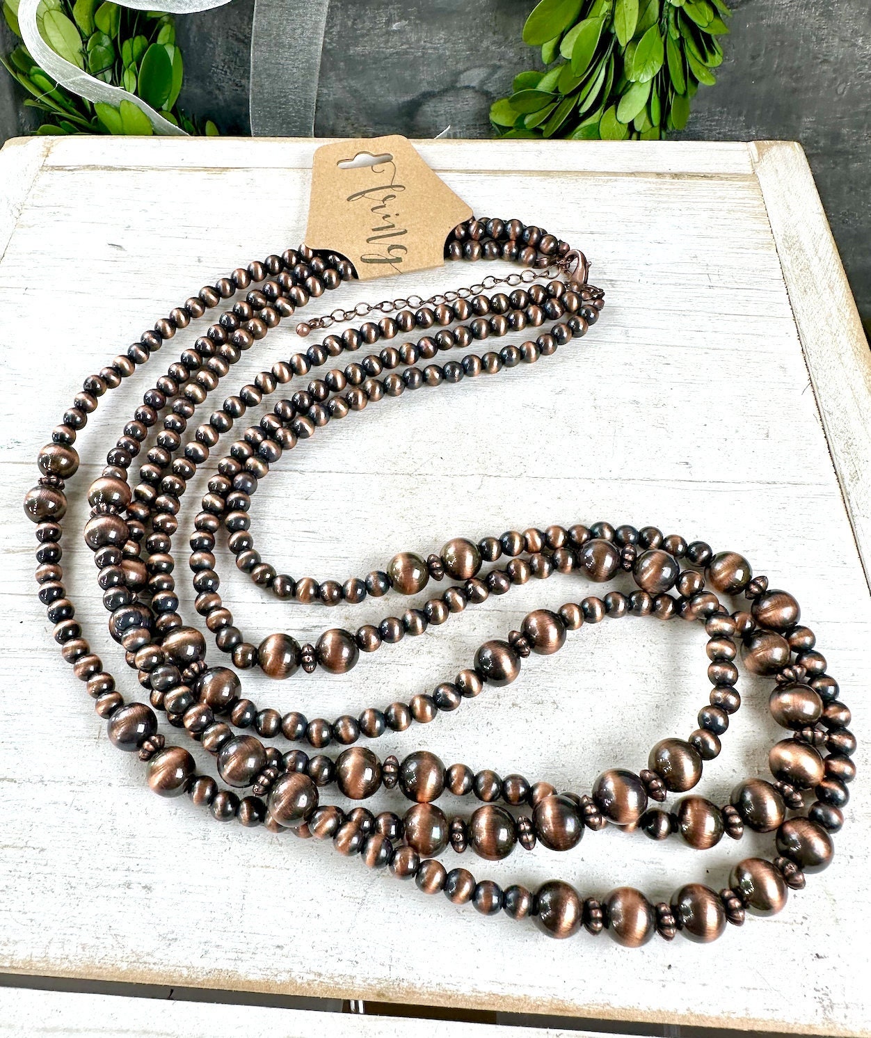カ*ビ様 Navajo Pearl Beaded Necklace ナバホ　パー 27