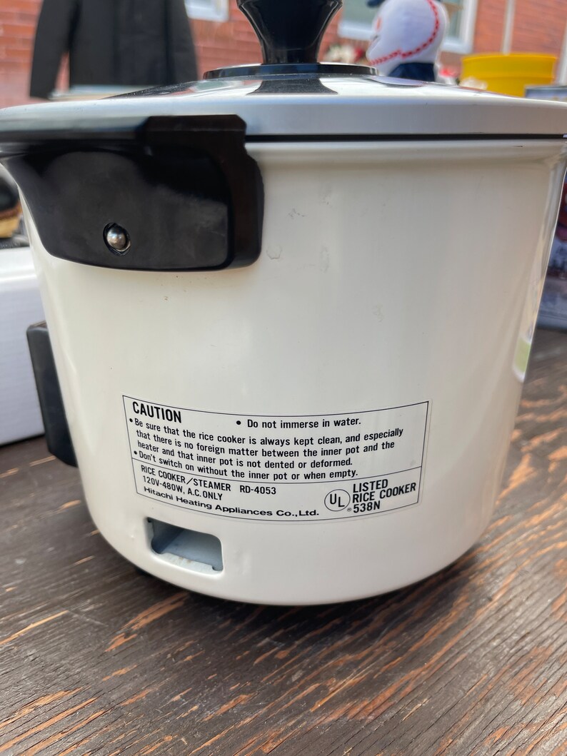 Vintage Hitachi Chimeomatic Rice Cooker Etsy