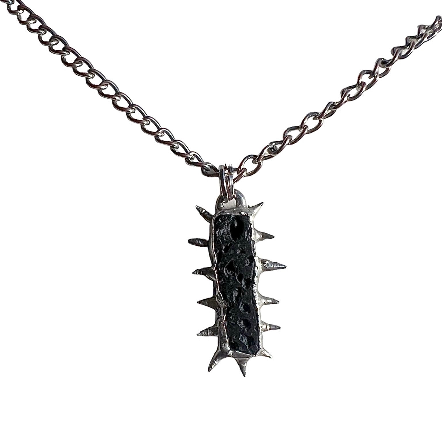 ETHER NECKLACE | Spiky Cybersigilsm Statement Necklace