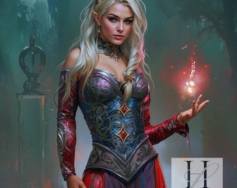 Commissione di ritratti fantasy personalizzati, personaggi fantasy personalizzati, opere d'arte ispirate a Dungeons & Dragons, personaggi di giochi di ruolo, ritratti artistici personalizzati di D&D