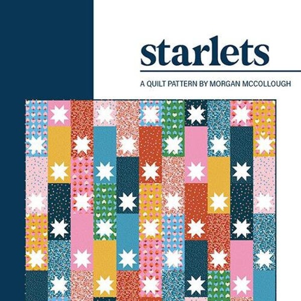 STARLETS quilt pattern by Modernly Morgan star patchwork fat quarterly friendly