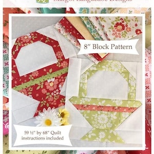 Pretty Little Baskets by the Pattern Basket Margot Languedoc Designs quilt paper PATTERN