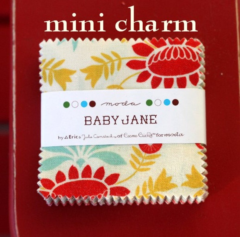 MINI charm pack BABY JANE Moda Fabric by Eric & Julie Comstock image 1