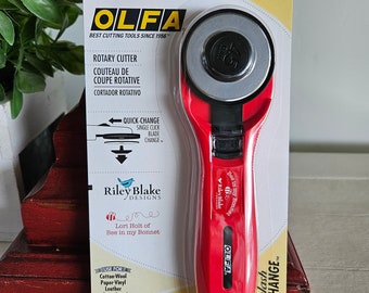 OLFA Quick-Change 45mm Rotary Cutter RTY-2C-RED by Riley Blake Designs Lori Holt bee in my bonnet