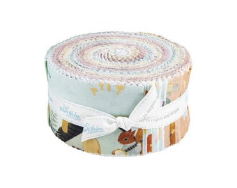 It's Here! 2.5 inch strips The Littlest Family's Big Day Jelly Roll fabric by Riley Blake 40 strips RP-11490-Emily Winfield Martin40