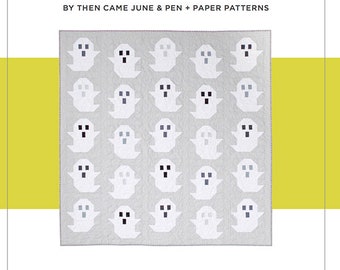 Modern Holiday Quilt The Ghost pattern by Then Came June TCJ 4405 Halloween