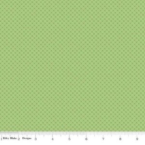 Kisses Green fabric by Riley Blake Designs X C210-GREEN blender solid image 2