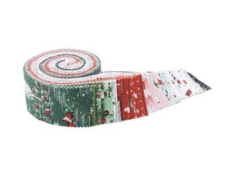 Jelly Roll Strips TWAS Riley Blake Fabric by Jill Howarth Christmas RP-13460-40 holiday