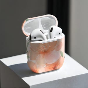 Floral AirPod Cases with Vintage Blossom Design | Cute Accessory for Music Lovers, Gift for Her, Spring Aesthetic, Mother&#39;s Day