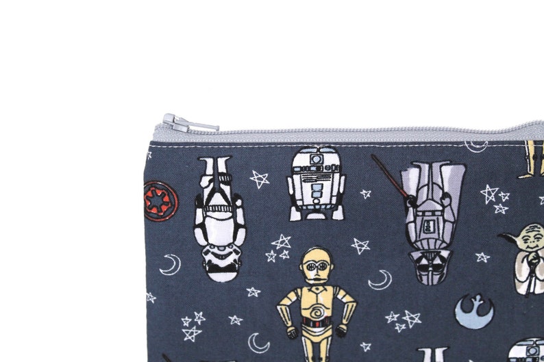 Star Wars Zipper Pouch Storm Trooper Darth Vader C3PO Yoda R2D2 George Lucas Star Wars Gifts Small Bag Pencil Pouch Coin Purse