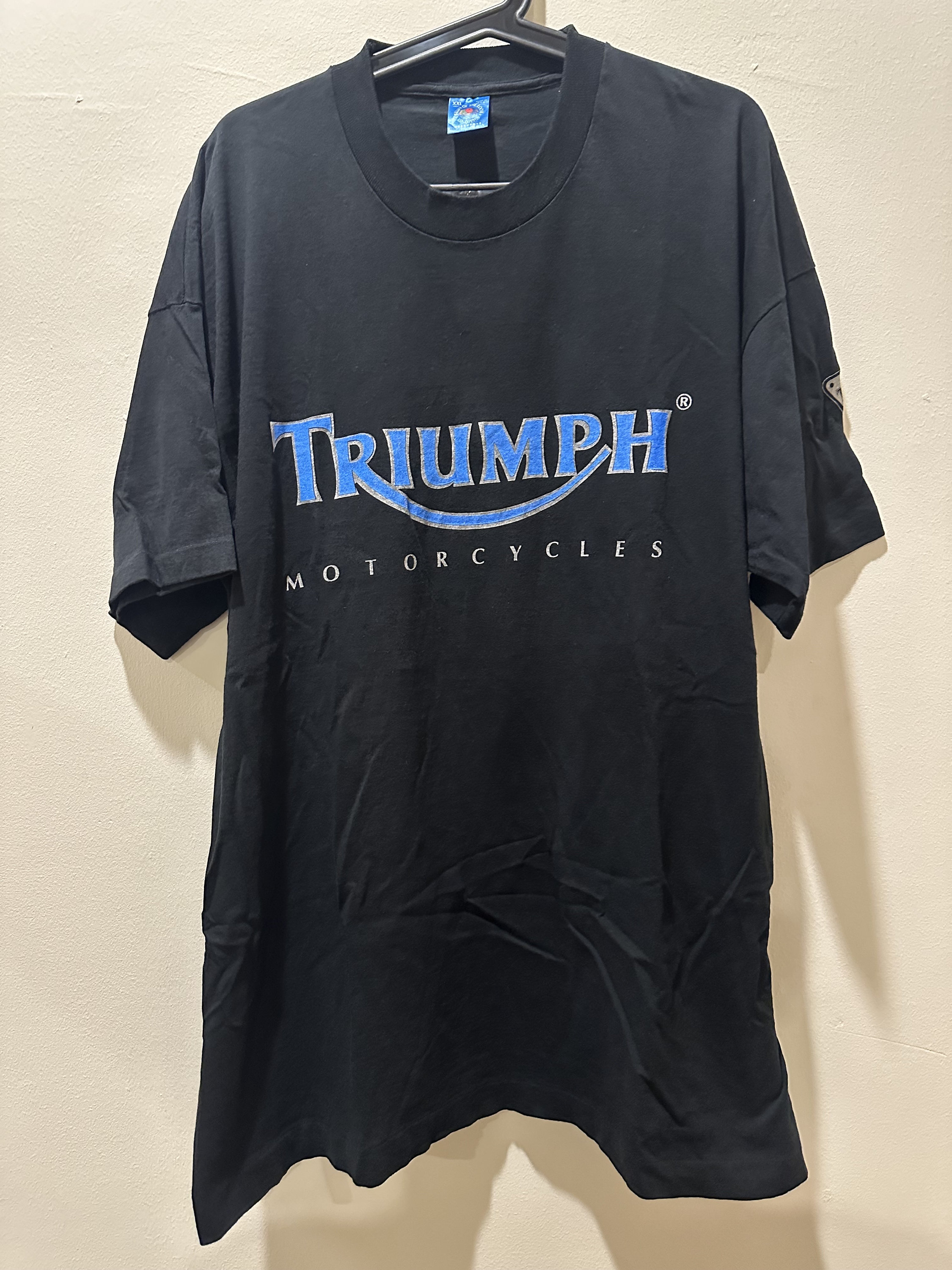 Vintage Triumph Motorcycle 90s T Shirt Norton BSA Made in Great  