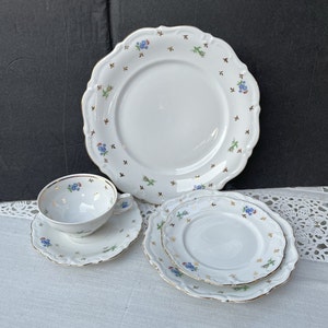 5 Piece Place Setting-Porcelain -Mayfield by Winterling -Bavaria-Germany-Vintage
