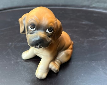 Vintage Dog boxer puppy Figurine-Sweet eyes -Collectible