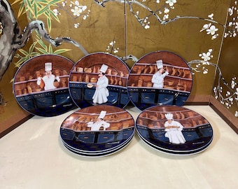 Williams Sonoma Chef Series Dinner Plates by Guy Buffet (set of 3