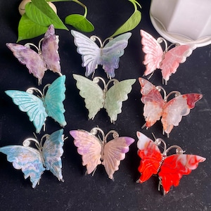 Natural Gemstone Crystal Butterfly, Beautiful Butterfly, Butterfly Ornament, Energy Crystal, Home Decor, Anniversary Gift, Christmas Gift