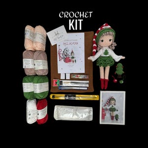 Christmas Crochet Kit Doll Almira