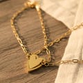 Friendship bracelet set Hearts matching Bestfriends Gift Family jewelry friends product logo