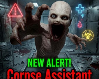 Corpse Apprentice Horror Stream Alert – Creepy Monster Jump Scare Overlay (WebM, MOV)