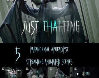 Horror Stream Scenes: Abandoned Hospital Ghost Animations