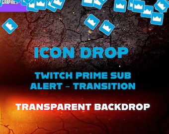 Twitch Prime Sub Alert: Animated Stream Transition (MOV)