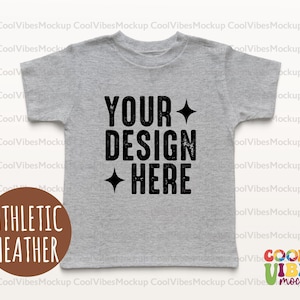 Bella Canvas 3001T Mockup Athletisch Heather Mockup, 3001T Shirt Mockup, Kleinkind Tshirt Mockup, Athletisch Grau Bella Canvas Mockup, Kinder Mockup