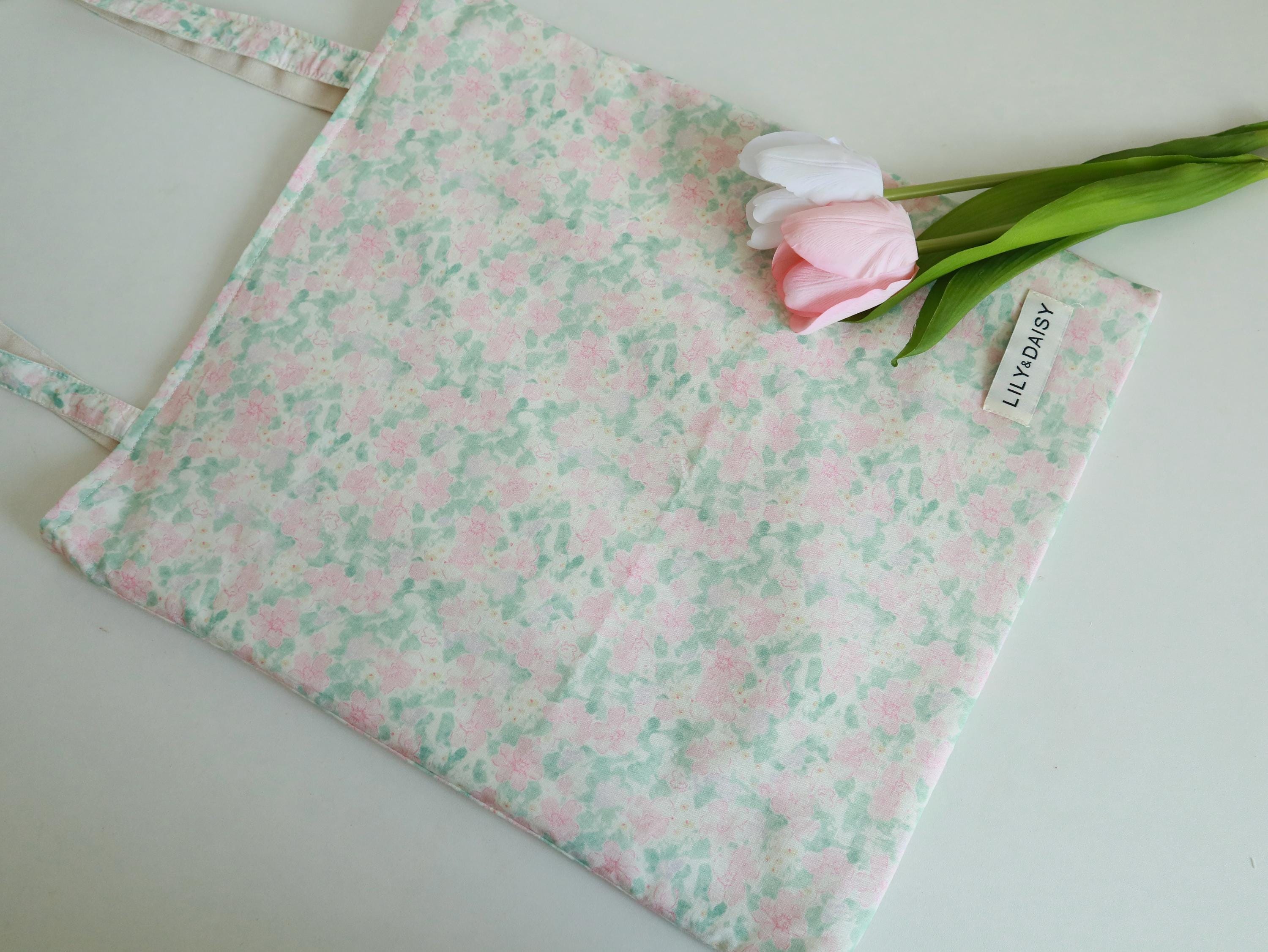 Baby Pink Floral - Sustainably Made Tote Bag main image 0