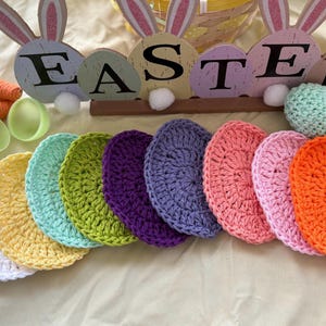 Spring time Easter egg coasters