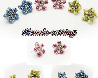 Monzon earrings Tutorial, PDF file