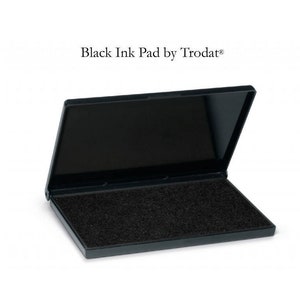 Black Ink Pad For Wood Handle Stamp (IP416)