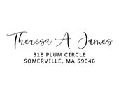 Mail Address Stamp - First Home Gift For Housewarming (AS434)