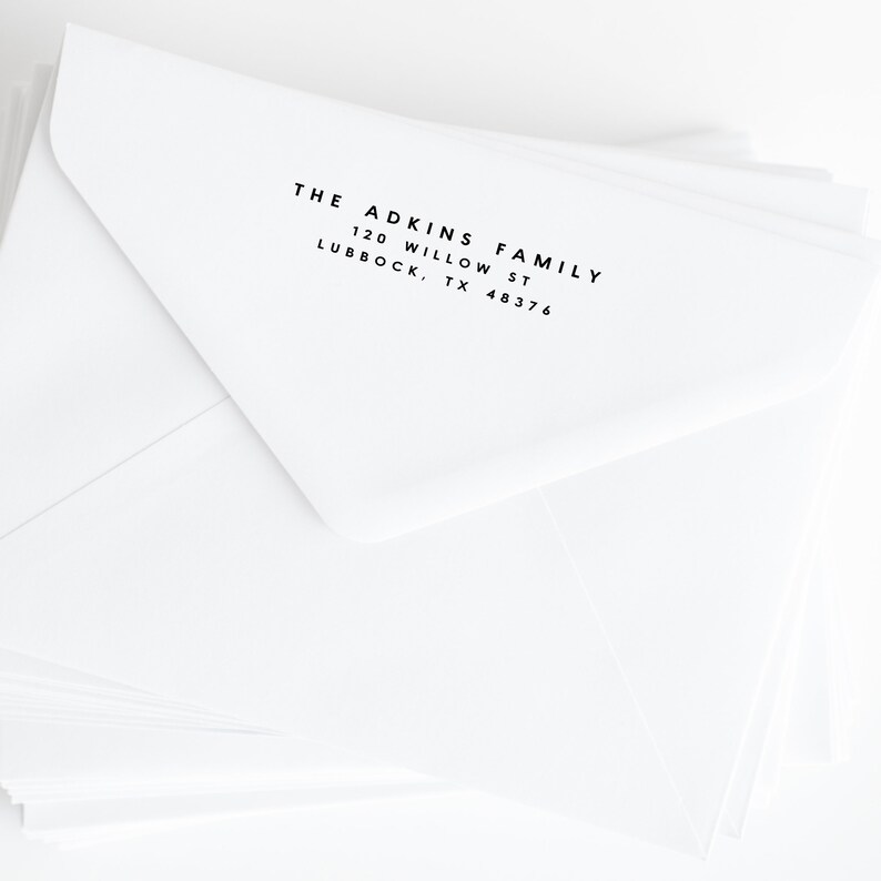 House Warming Gift Family Stamp Return Address Stamp AS163