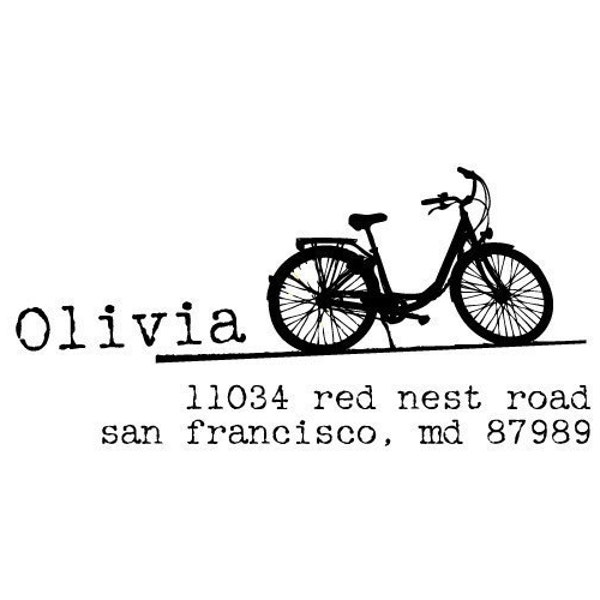 Address Stamp - Olivia