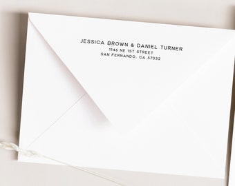 Modern Full Names Return Address Stamp (AS338)