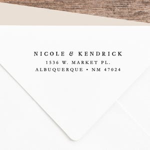 Classic 3 Line Return Address Stamp (AS936)