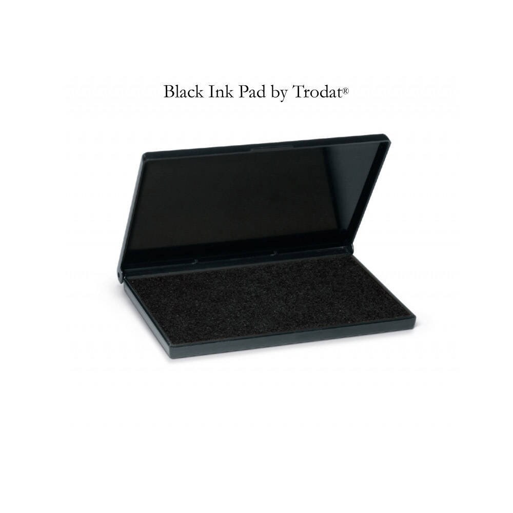Black Ink Pad For Wood Handle Stamp (IP416)