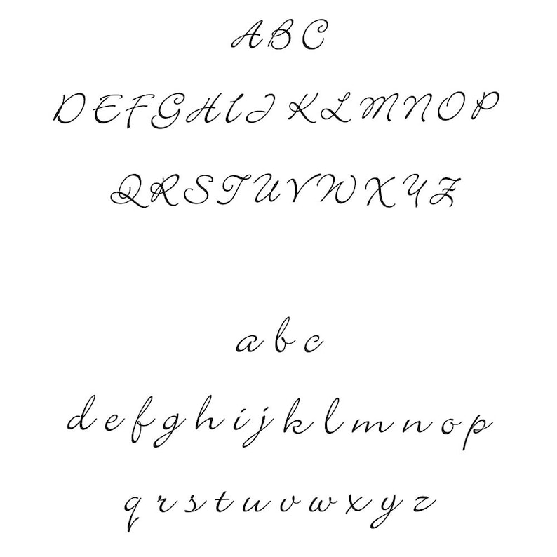 Script Style Name Font Wood Handle or Self Inking Address Stamp Melanie and Carson Return Address Stamp