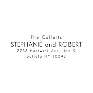 Address Stamp - Return Address Stamp - Housewarming Gift (AS120)