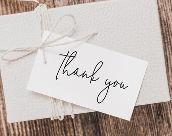 Thank You Rubber Stamp - Card Making Stamp For Weddings, Stickers and Packaging, Creative Friend Gift