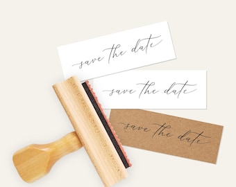 Save The Date Rubber Stamp, Upcoming Celebration Announcement Stamper, Mark Your Calendar Invite Handstamp, Wedding Date To Remember Stamp