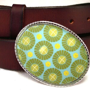 Groovy Green Belt Buckle