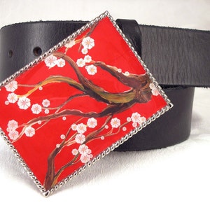 Belt Buckle Red Dogwood