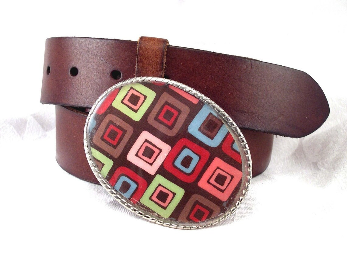 Brown Leather Belt Strap 1.5 Inch Width Etsy