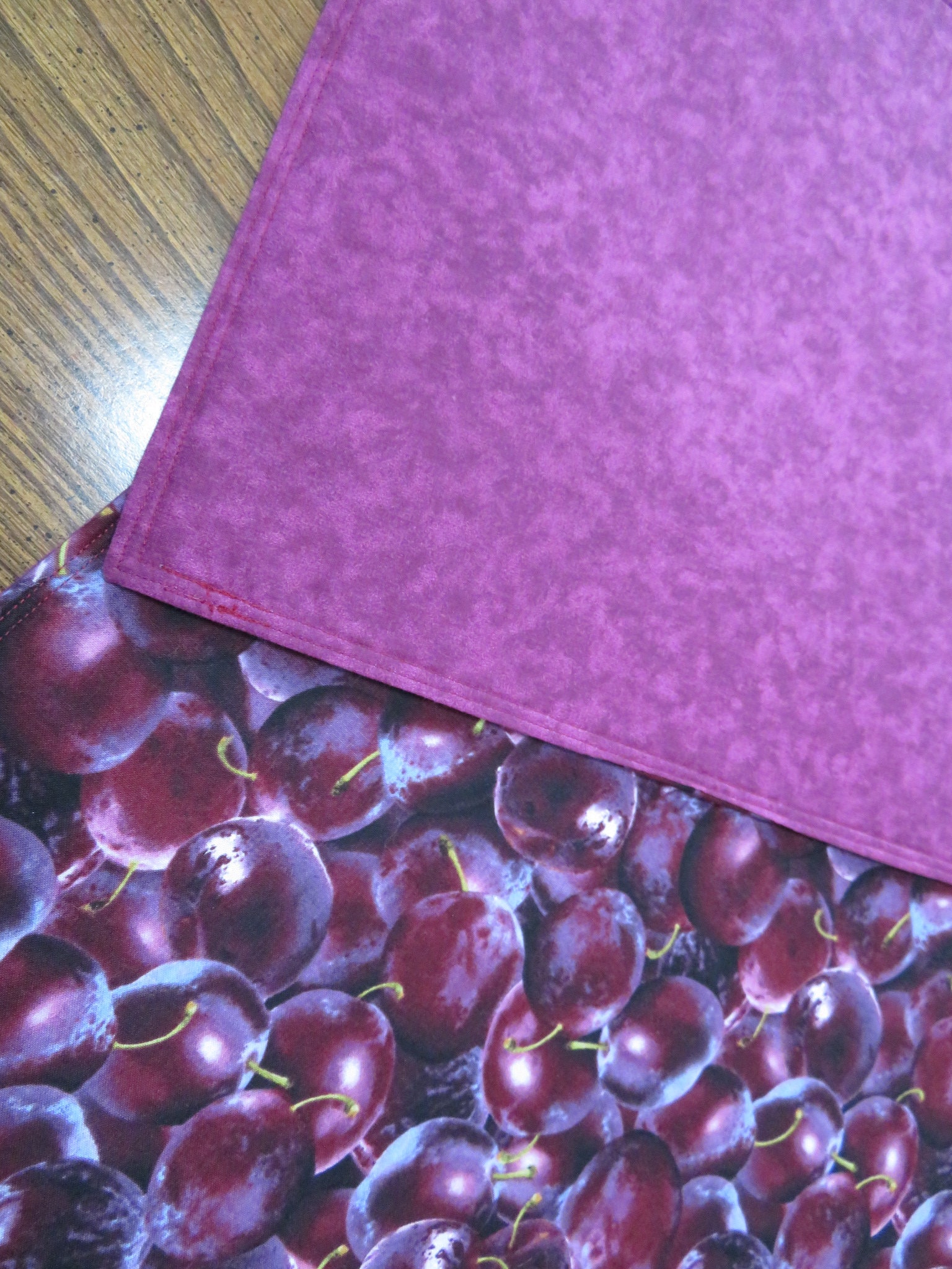Set of Four Plum Placemats Etsy.de