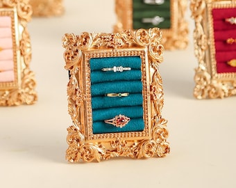 Ornate Vintage Ring Organizer, Jewelry Display Decor