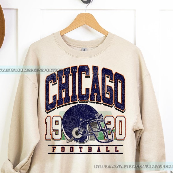Chicago Football Vintage Sweatshirt T-Shirt,Retro Chicago Bear Football Sweatshirt , Chicago Bear Fan Gift , Sunday Football FML12
